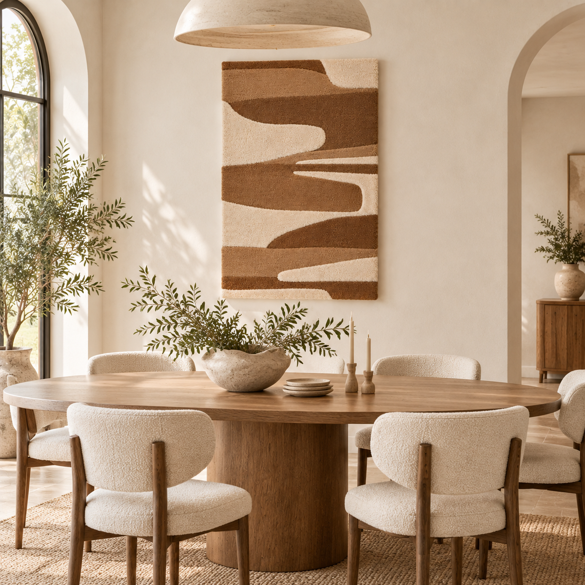 Caramel River Ribbons — front-facing room scene [room-front]