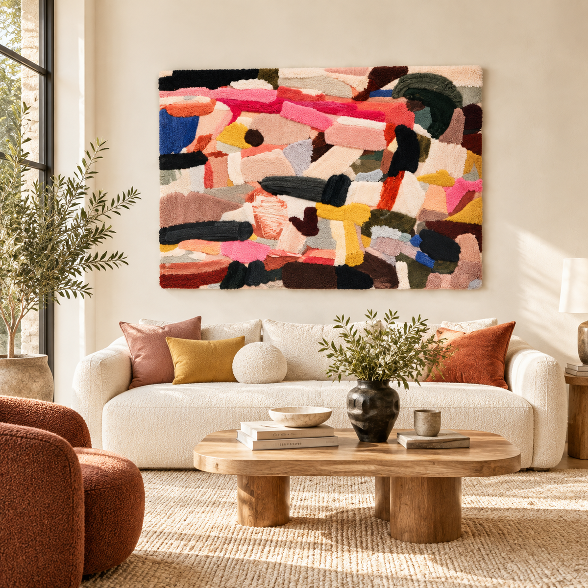 Carnival Brushwork — front-facing room scene