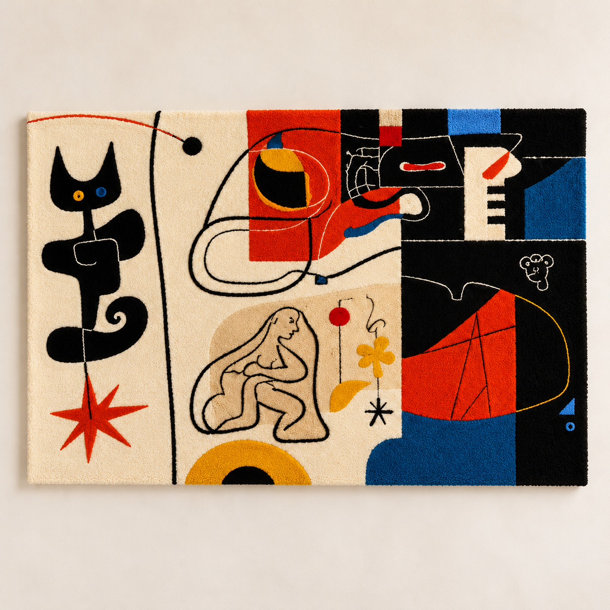 Cat And Cosmic Lines by Hewn Earth Studio — front product view [product-light]