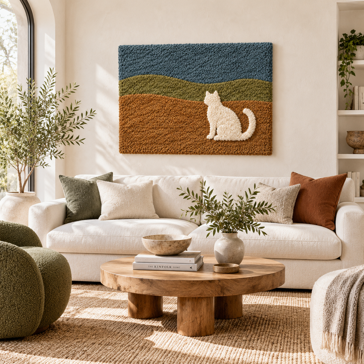 Cat on the Ochre Hills — front-facing room scene [room-front]
