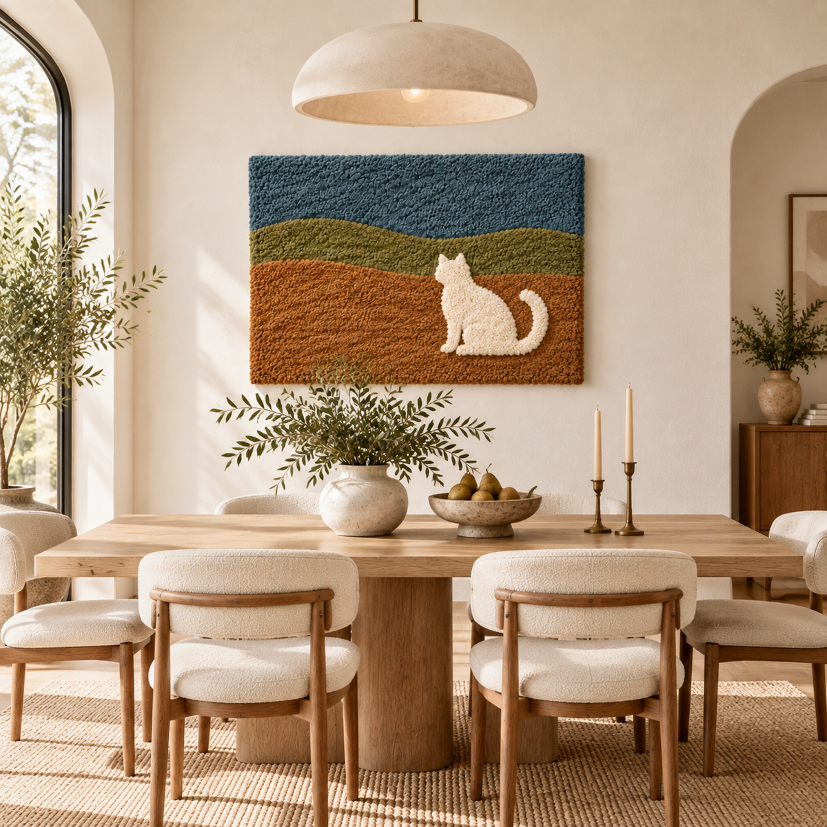 Cat on the Ochre Hills — room setting 2