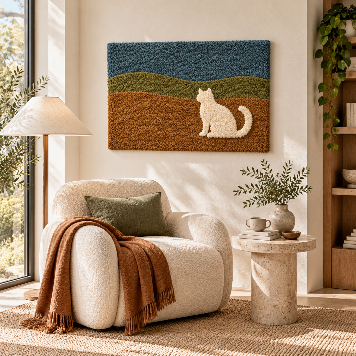 Cat on the Ochre Hills — room setting 3