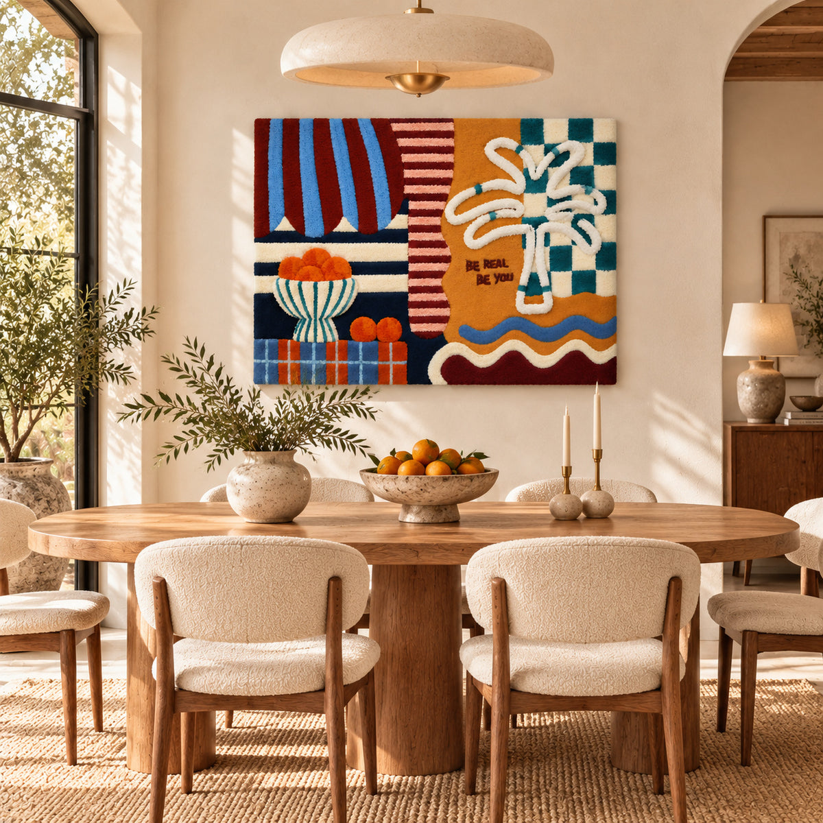 be real be you by Cata Jau — room setting