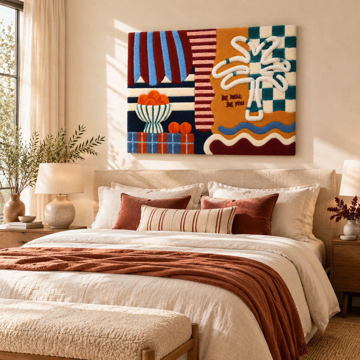 be real be you by Cata Jau — room setting