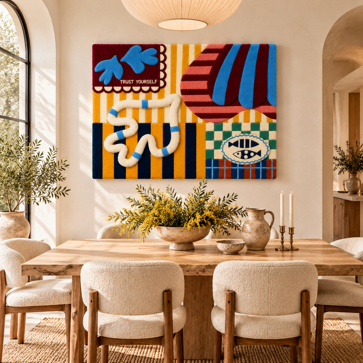 trust yourself 1 by Cata Jau — room setting