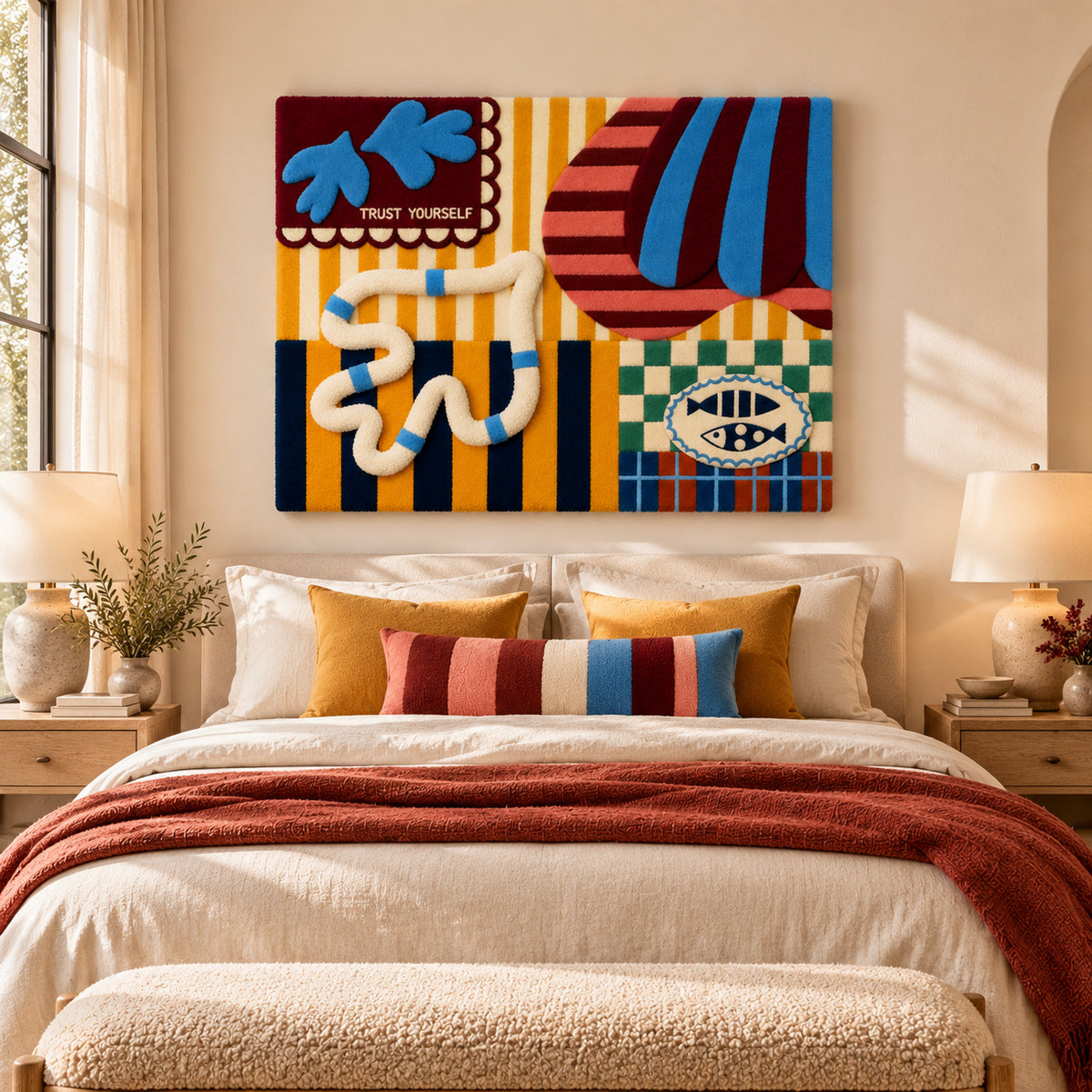trust yourself 1 by Cata Jau — room setting