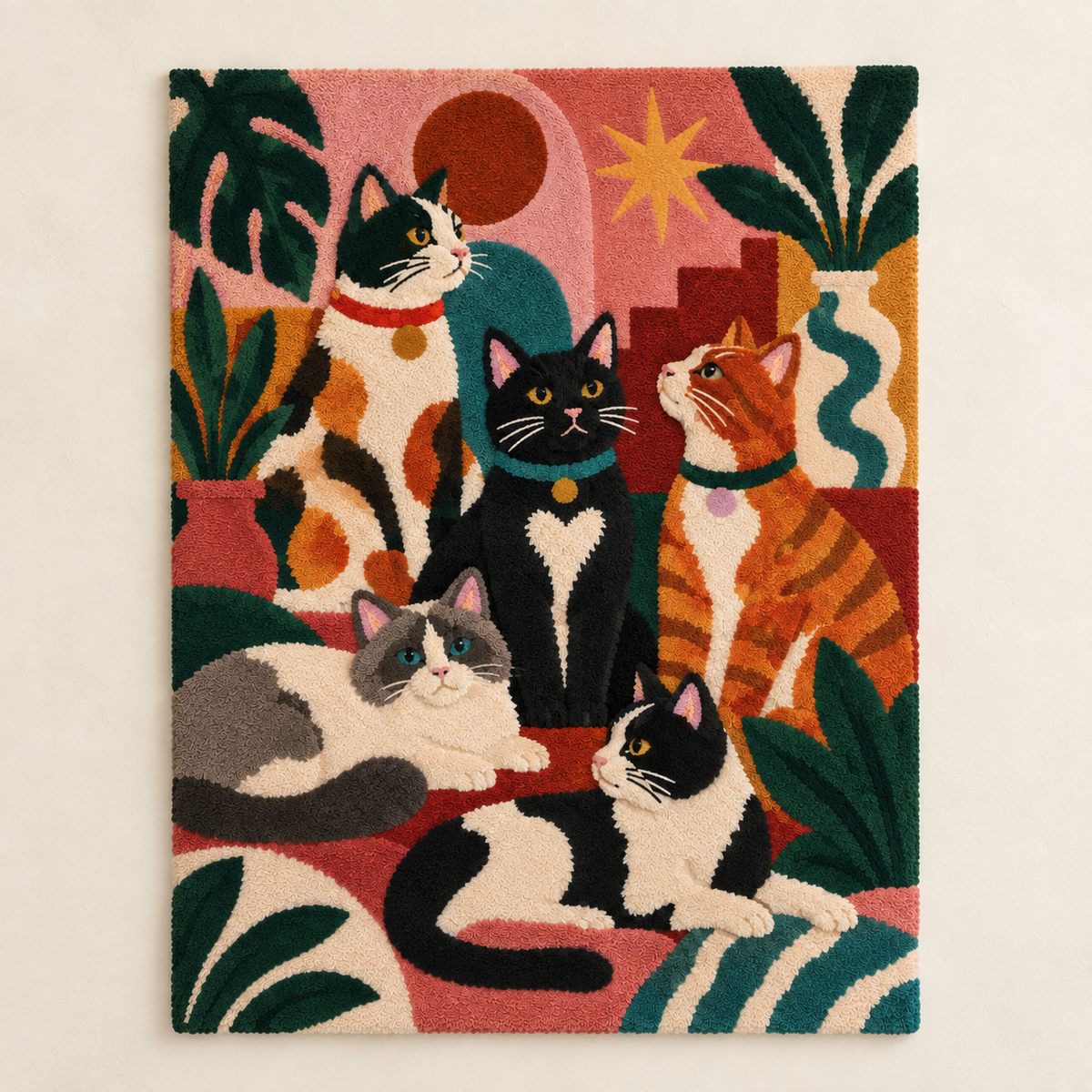 Cats in the Courtyard — front product view [product-light]