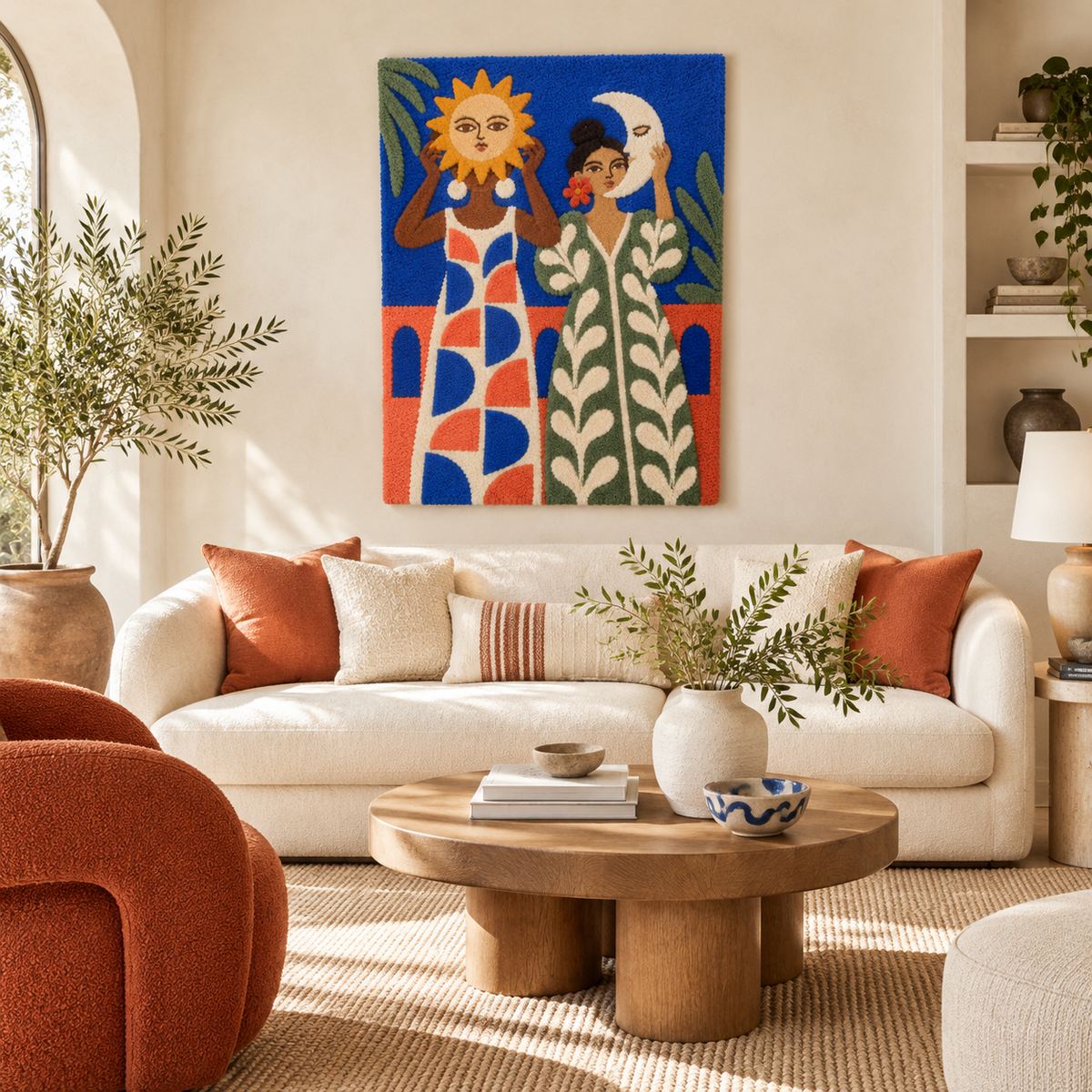 Celestial Keepers in Blue — front-facing room scene [room-front]