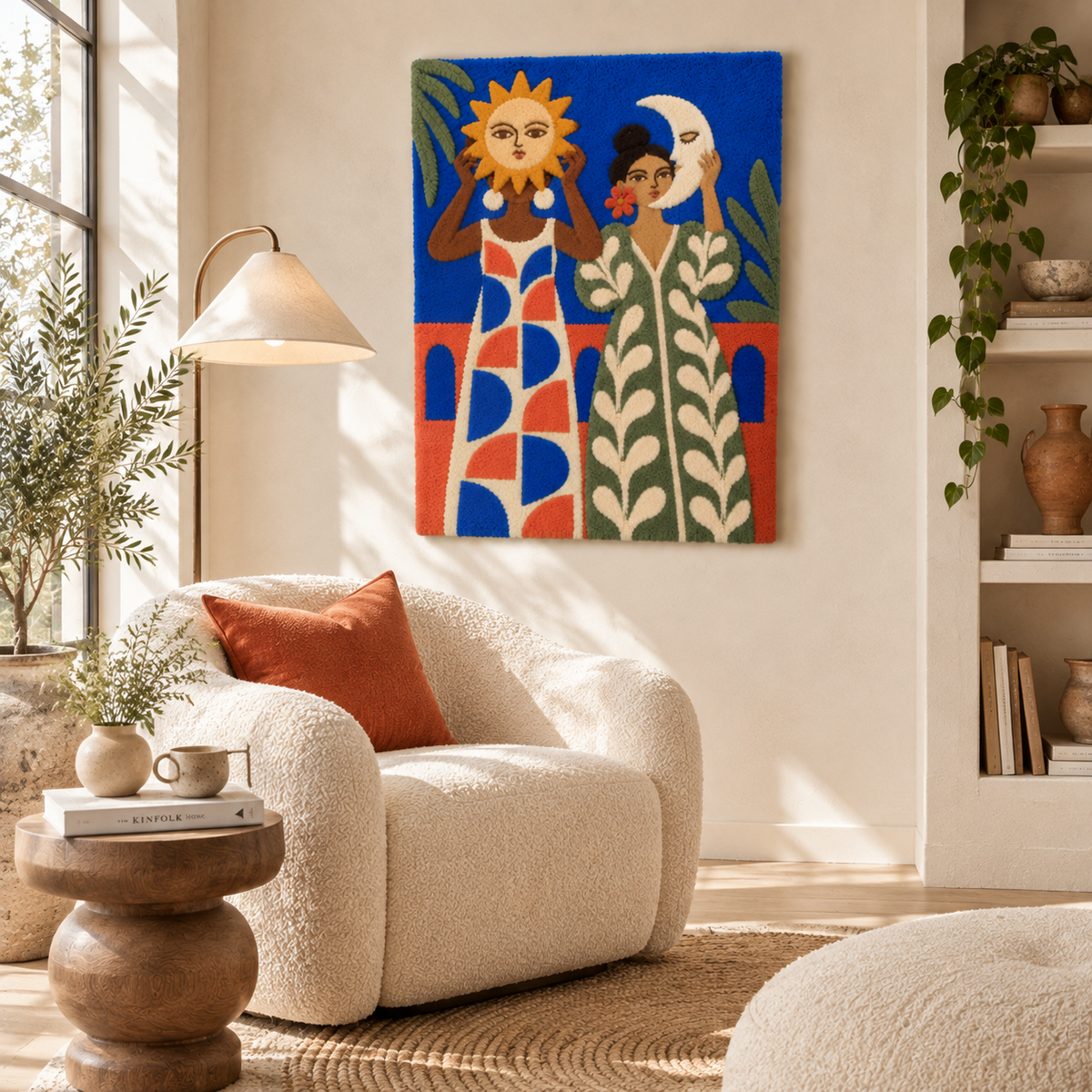 Celestial Keepers in Blue — room setting