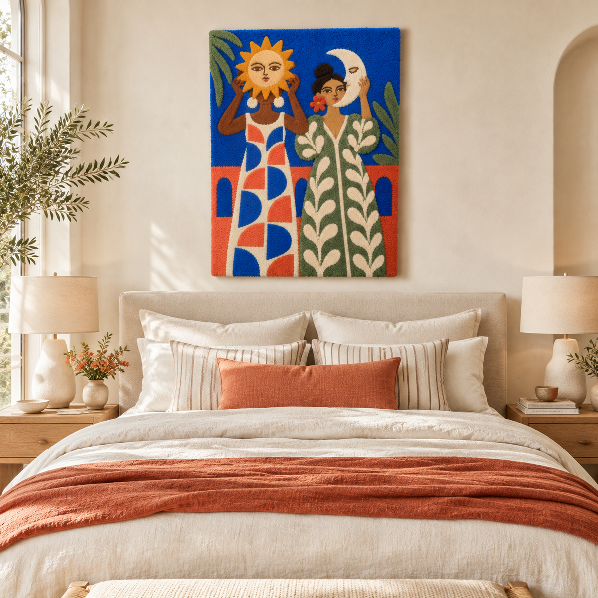 Celestial Keepers in Blue — room setting