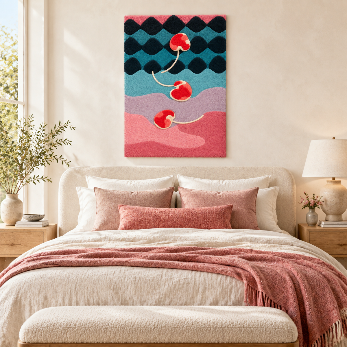 Cherries Over Tidal Waves — room setting 1