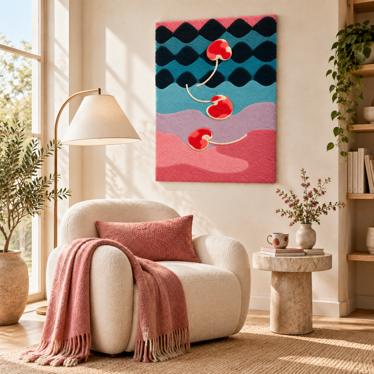 Cherries Over Tidal Waves — room setting 3