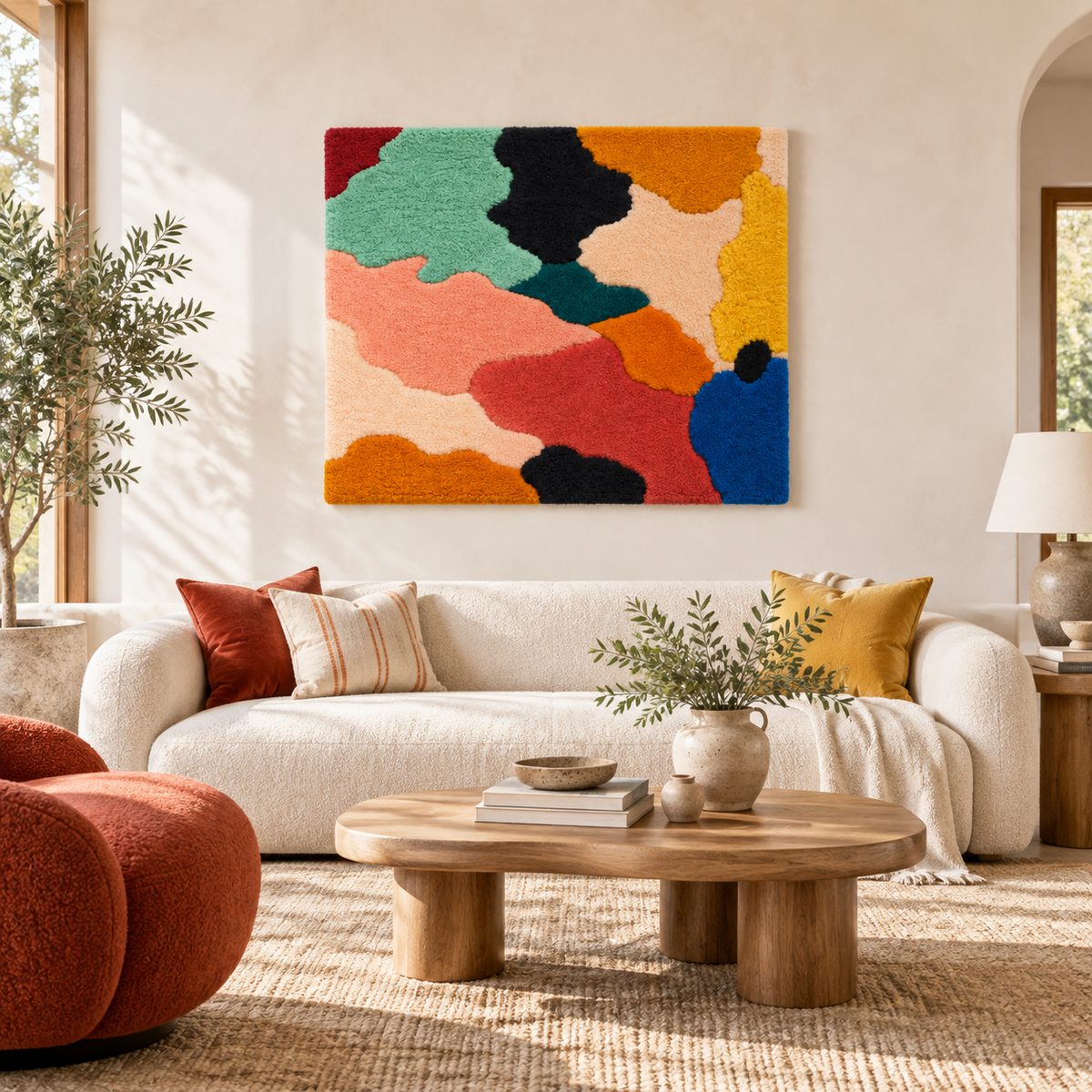 Chromatic Archipelago — front-facing room scene