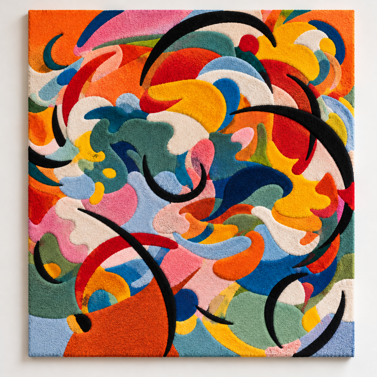 Chromatic Curl Symphony by Hewn Earth Studio — front product view [product-light]