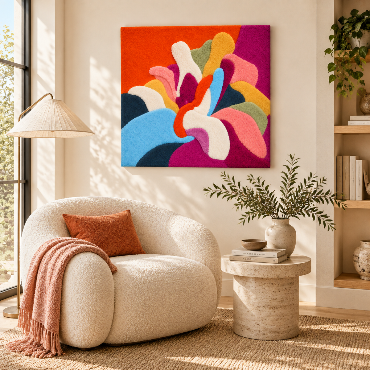 Chromatic Plume — room setting 1