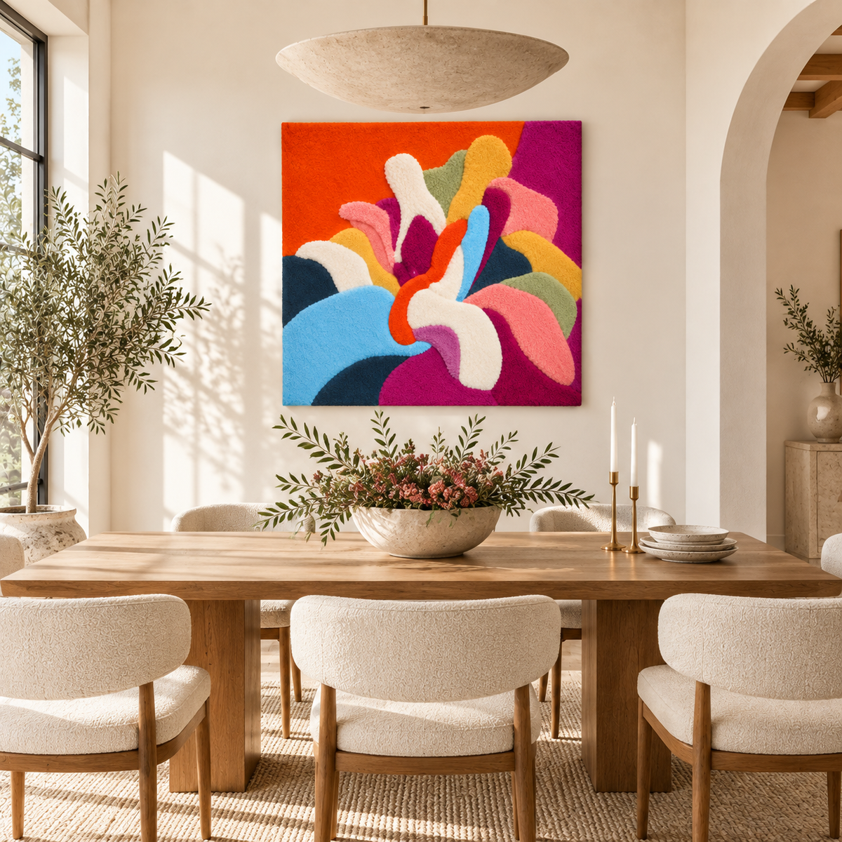 Chromatic Plume — room setting 3
