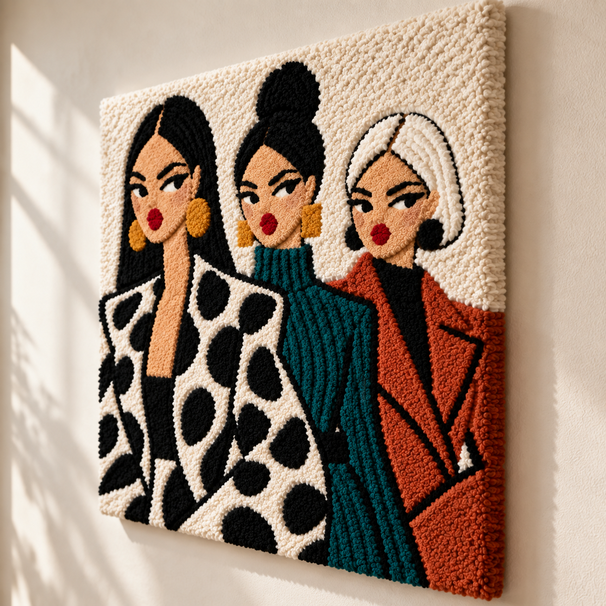 City Style Trio — angled relief view