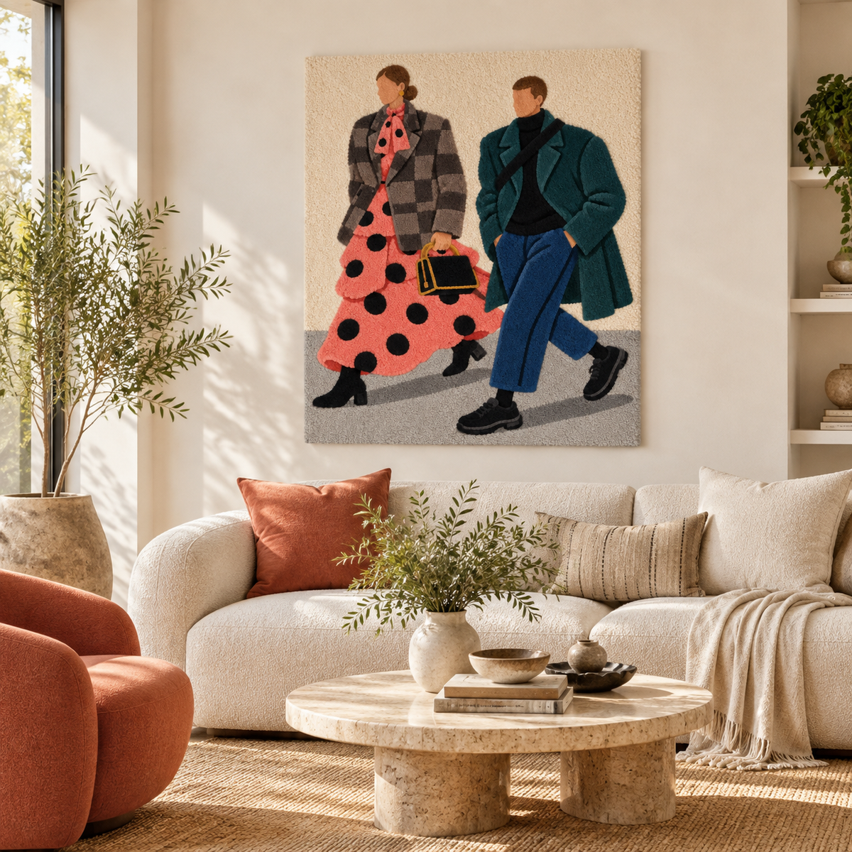 City Walk in Coral — front-facing room scene [room-front]