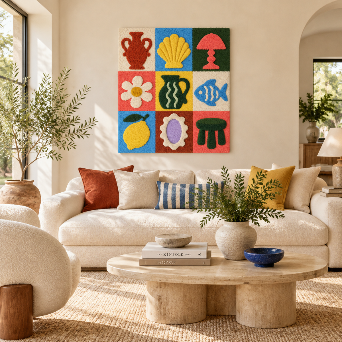 Coastal Keepsake Grid — front-facing room scene [room-front]