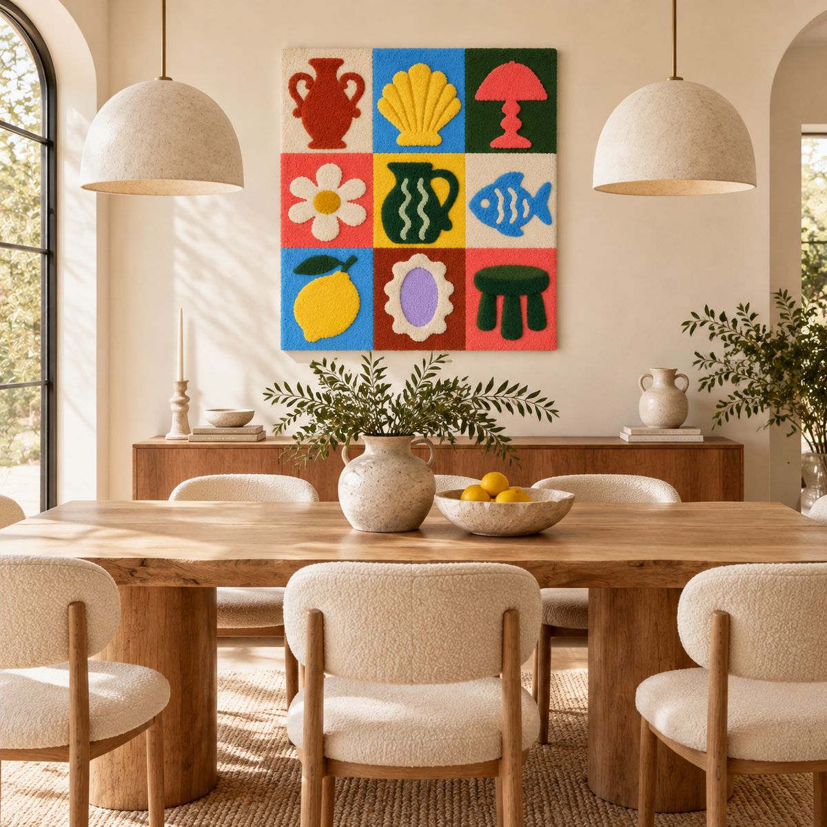 Coastal Keepsake Grid — room setting 3