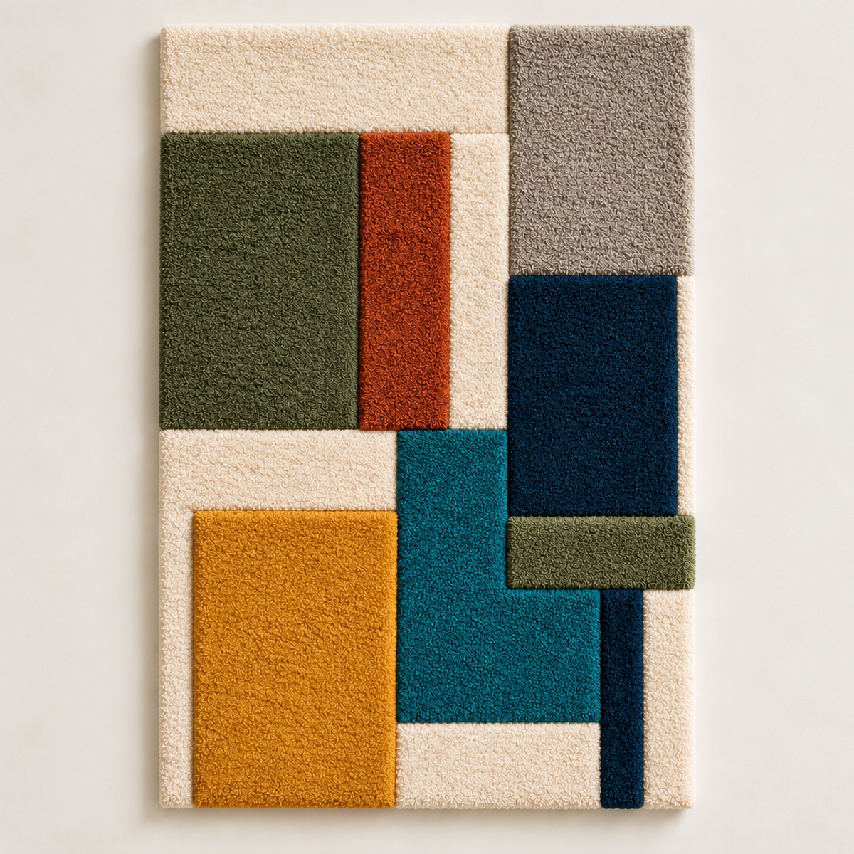 Cobalt and Ochre Stacked Planes — front product view [product-light]