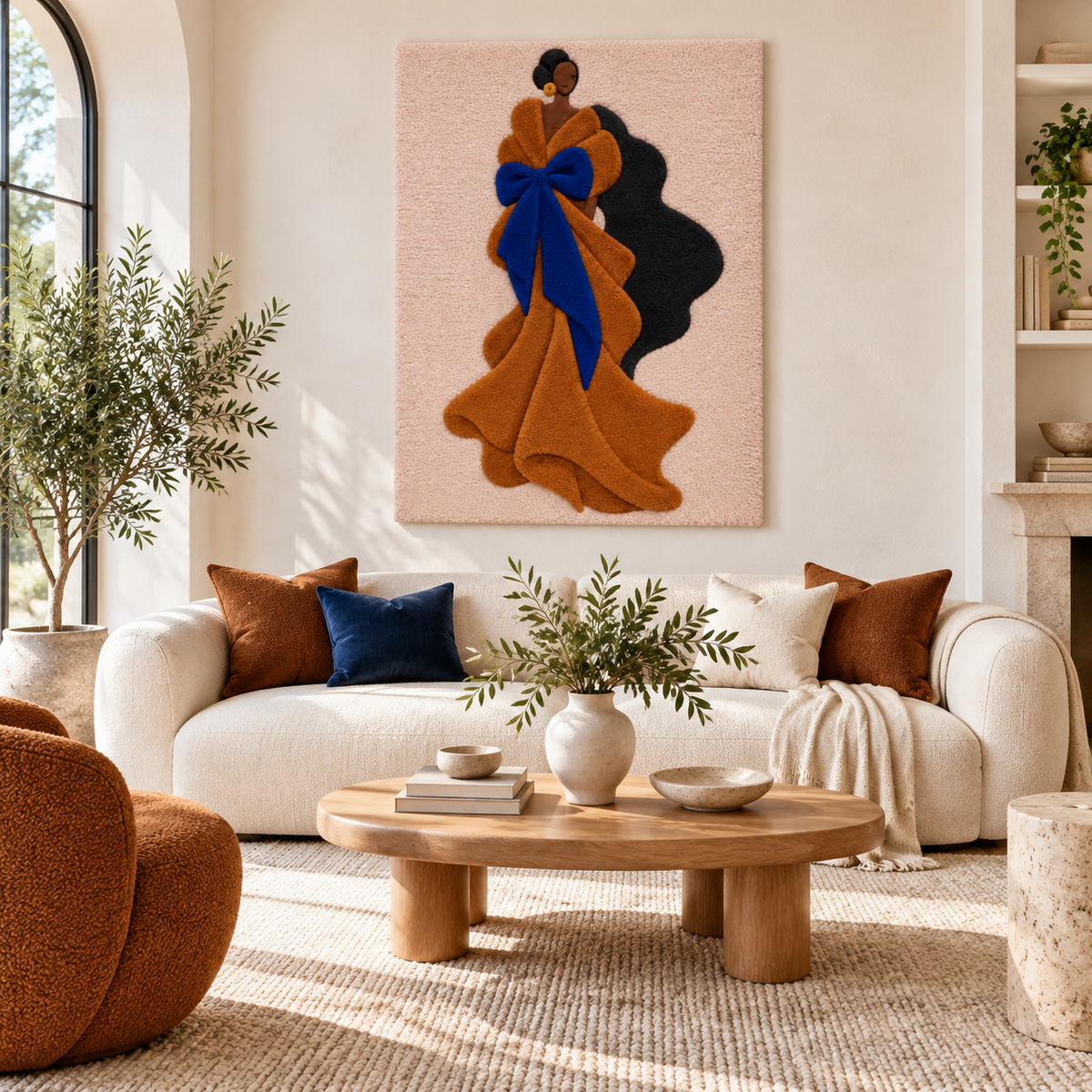 Cobalt Bow Amber Elegance — front-facing room scene [room-front]