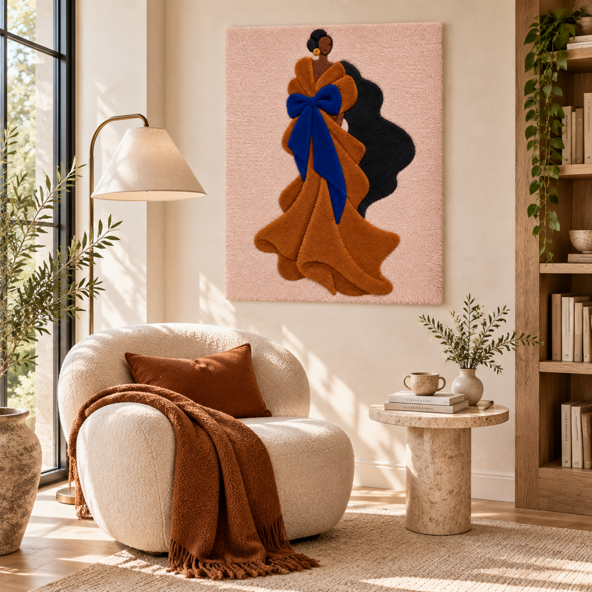 Cobalt Bow Amber Elegance — room setting