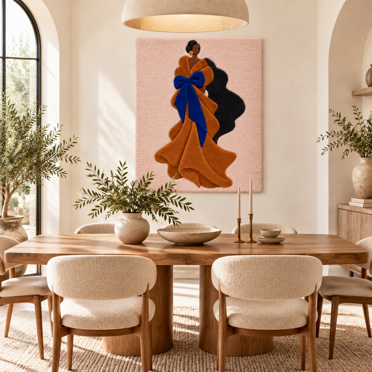 Cobalt Bow Amber Elegance — room setting