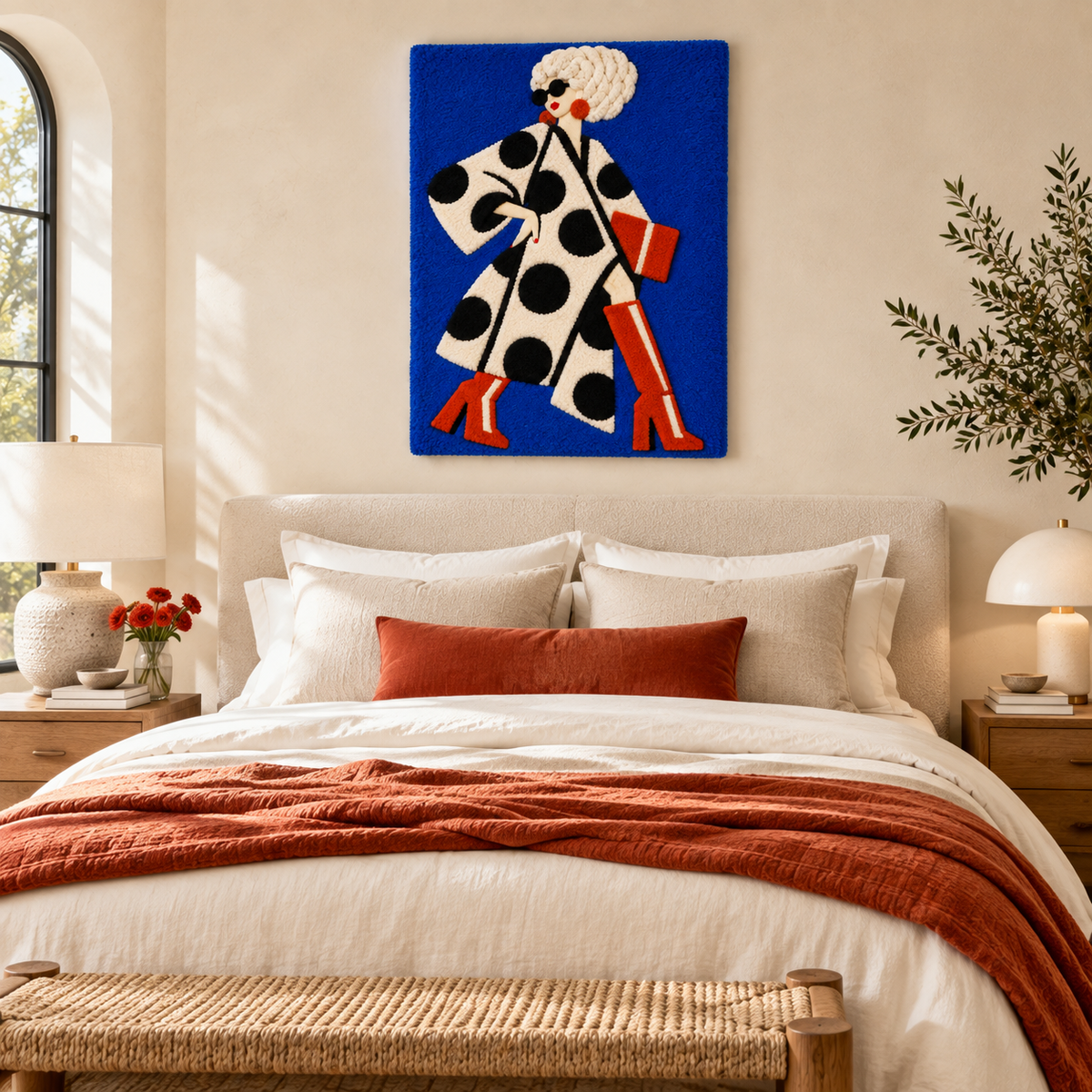 Cobalt Catwalk — room setting 1