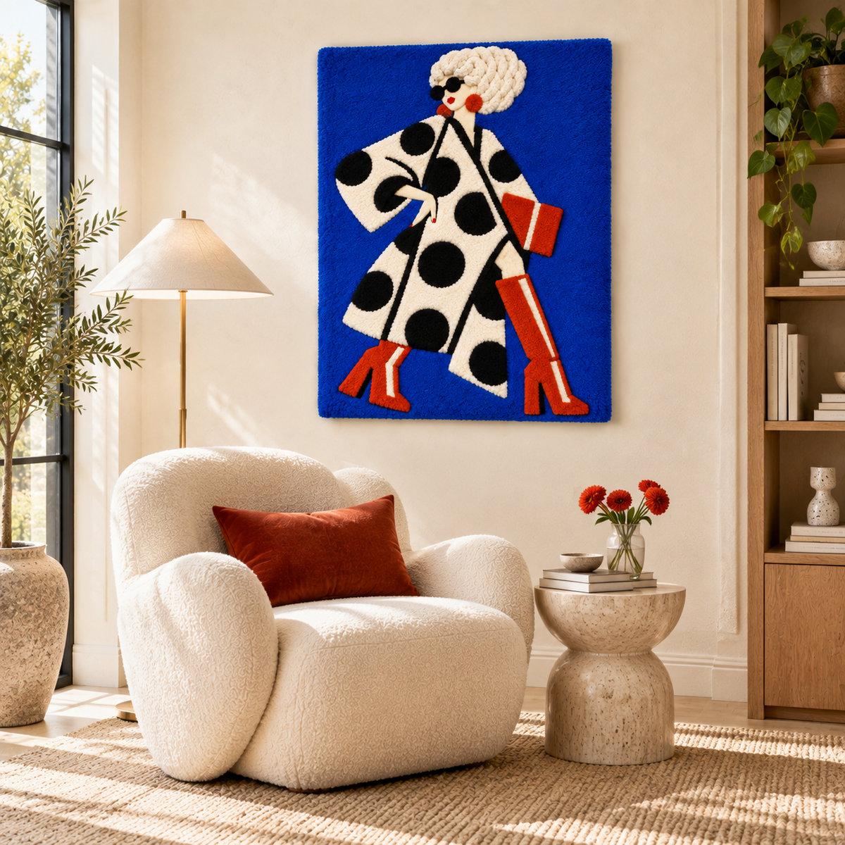 Cobalt Catwalk — room setting 2