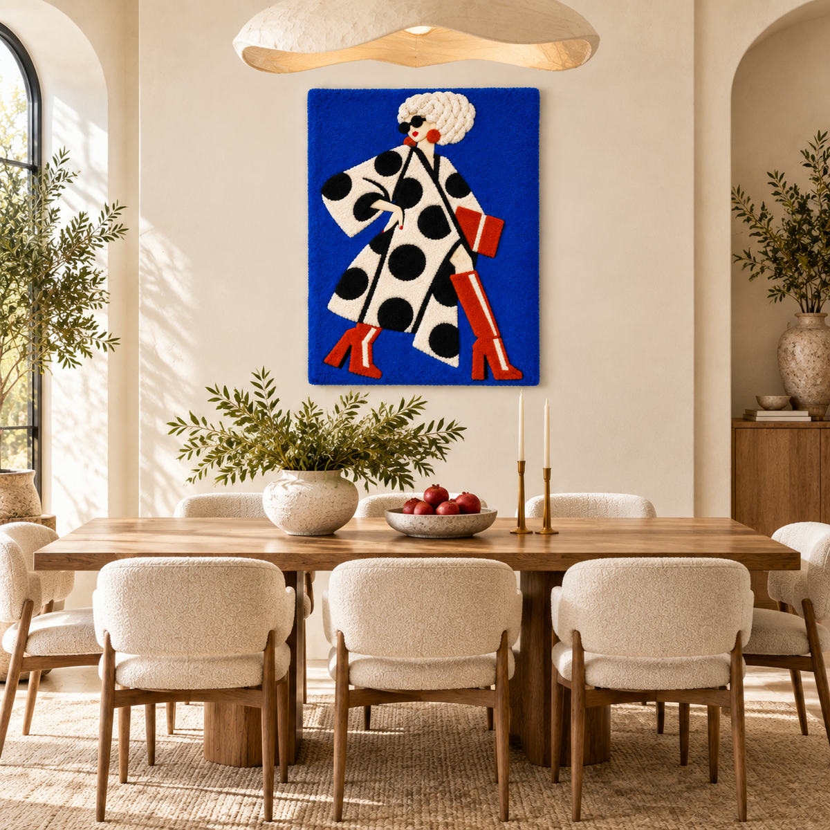 Cobalt Catwalk — room setting 3