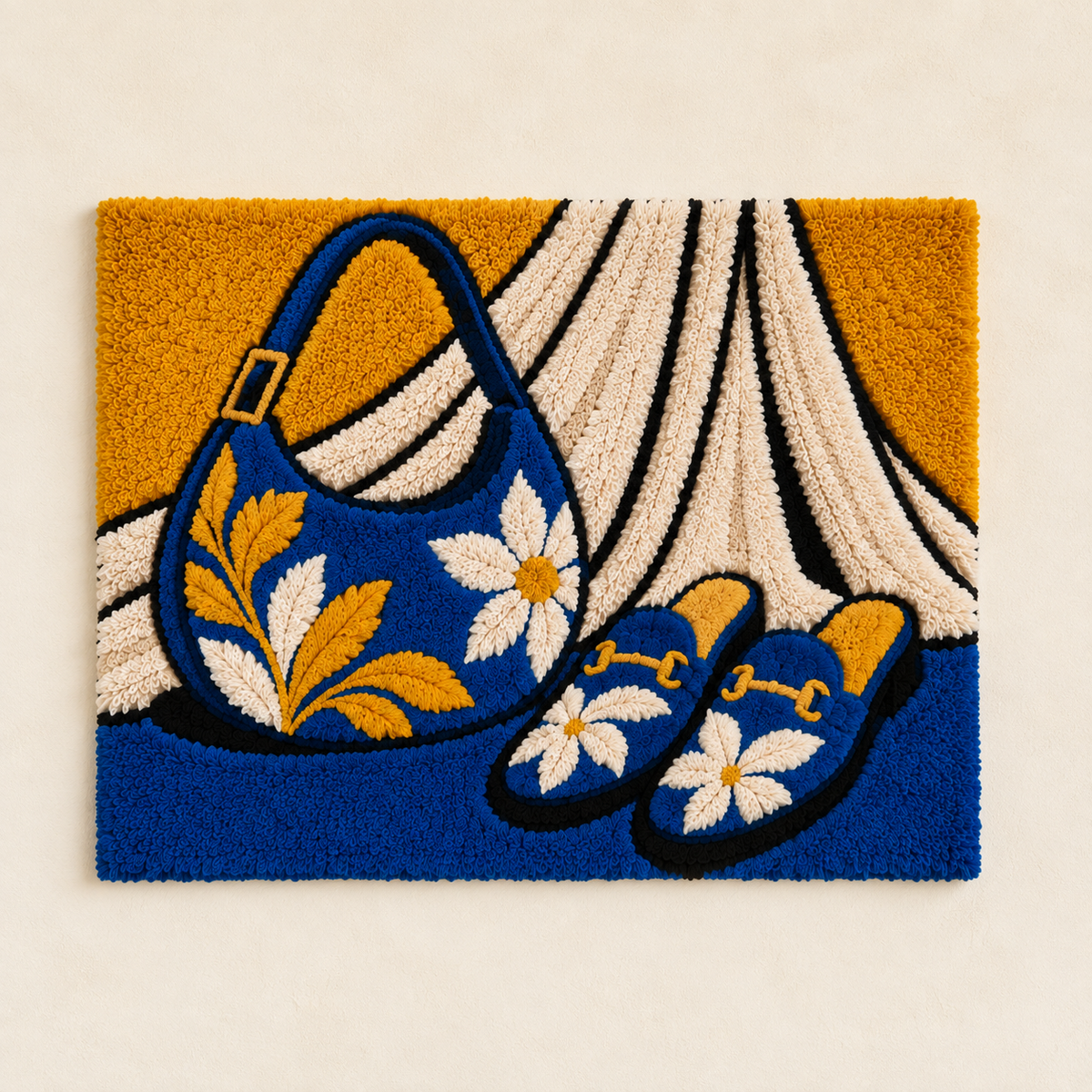 Cobalt Daisies Golden Afternoon — front product view [product-light]