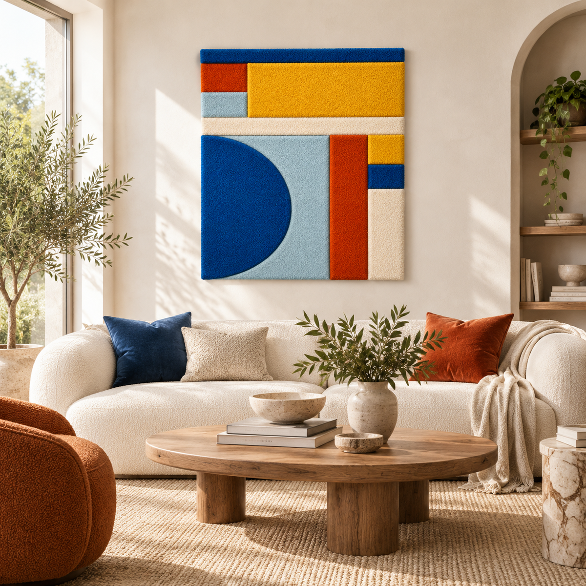 Cobalt Half Moon beneath a Golden Bar — front-facing room scene [room-front]