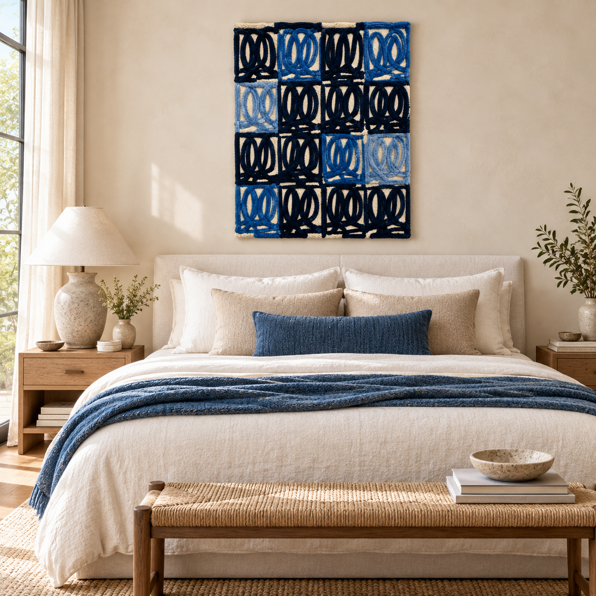 Cobalt Loop Lattice — room setting 2