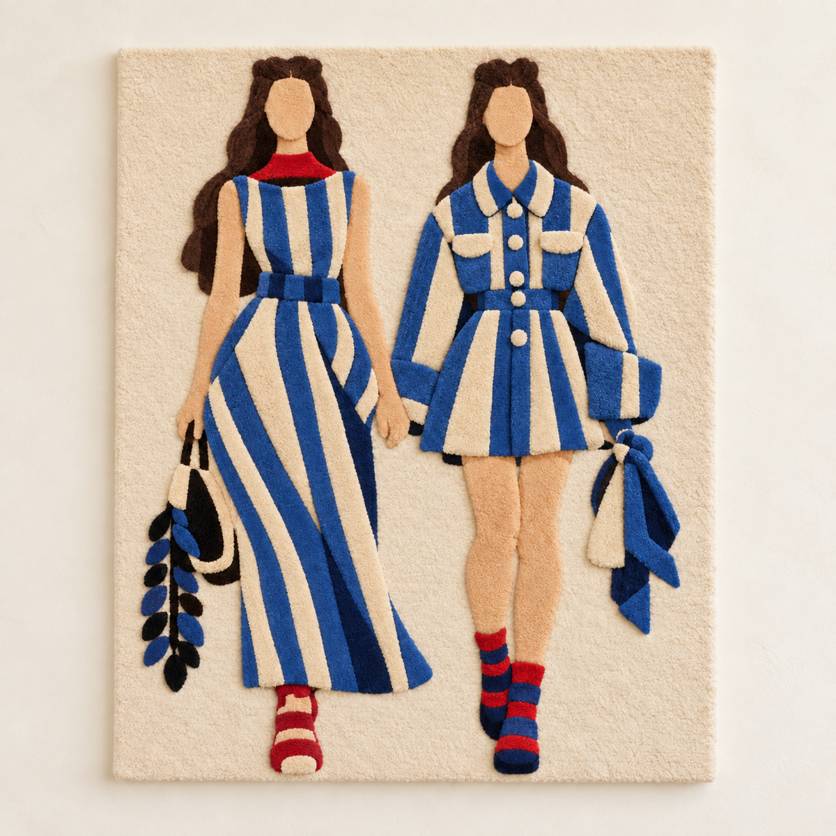 Cobalt Stripes City Sisters — front product view [product-light]