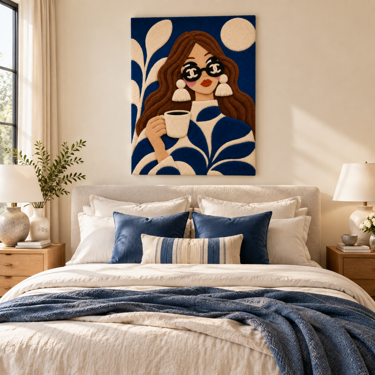 Coffee in Cobalt — room setting 1