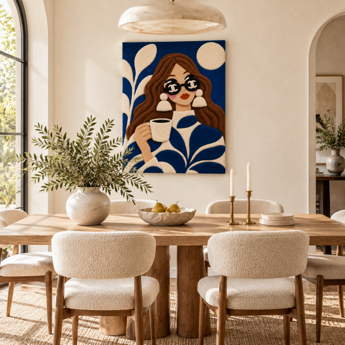 Coffee in Cobalt — room setting 2