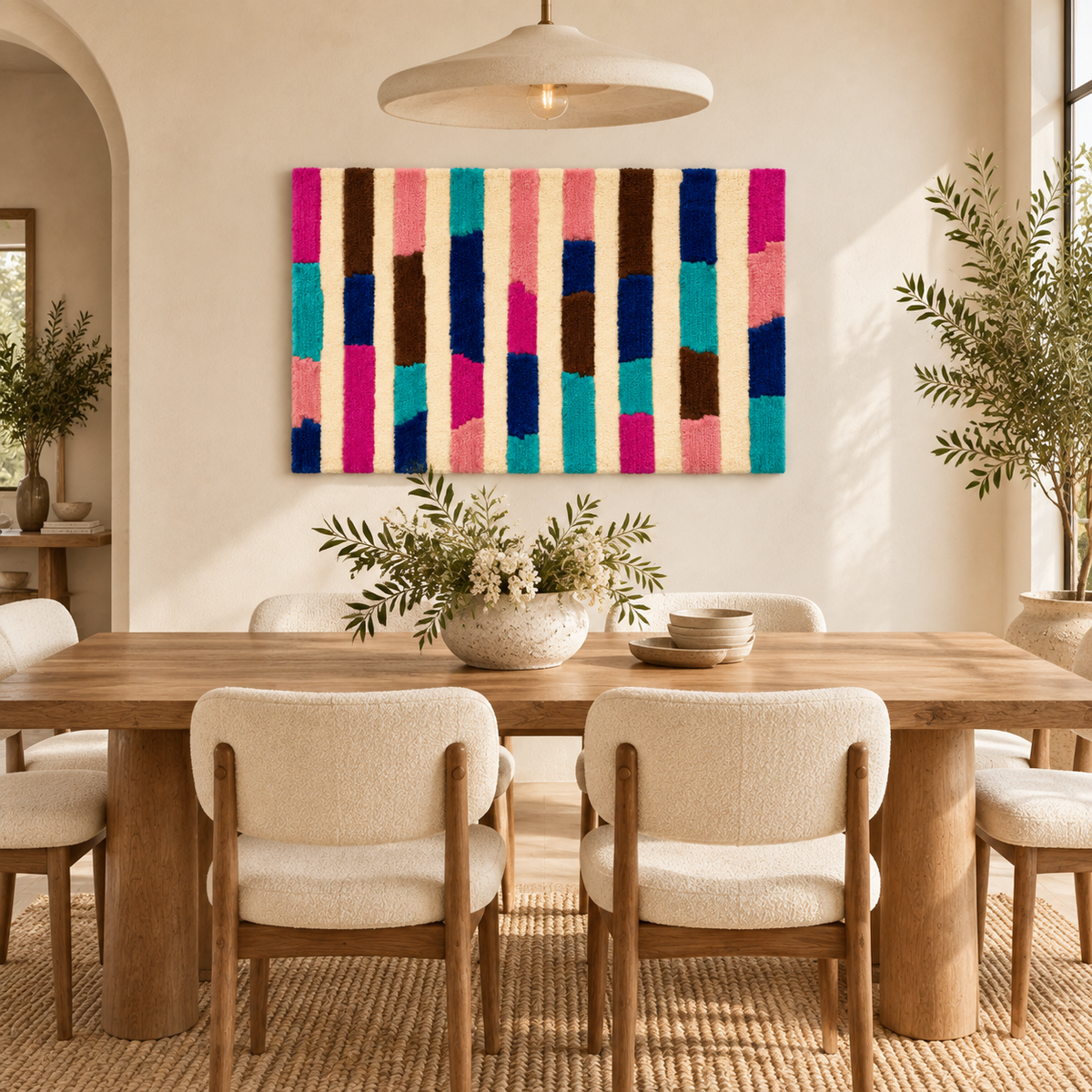 Confetti Colonnade — room setting 1