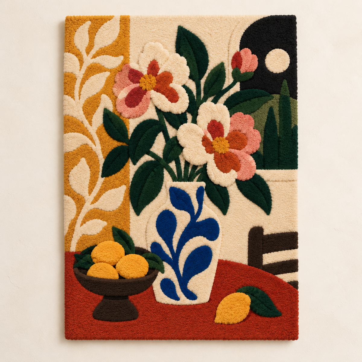 Coral Blooms and Lemon Bowl — front product view [product-light]
