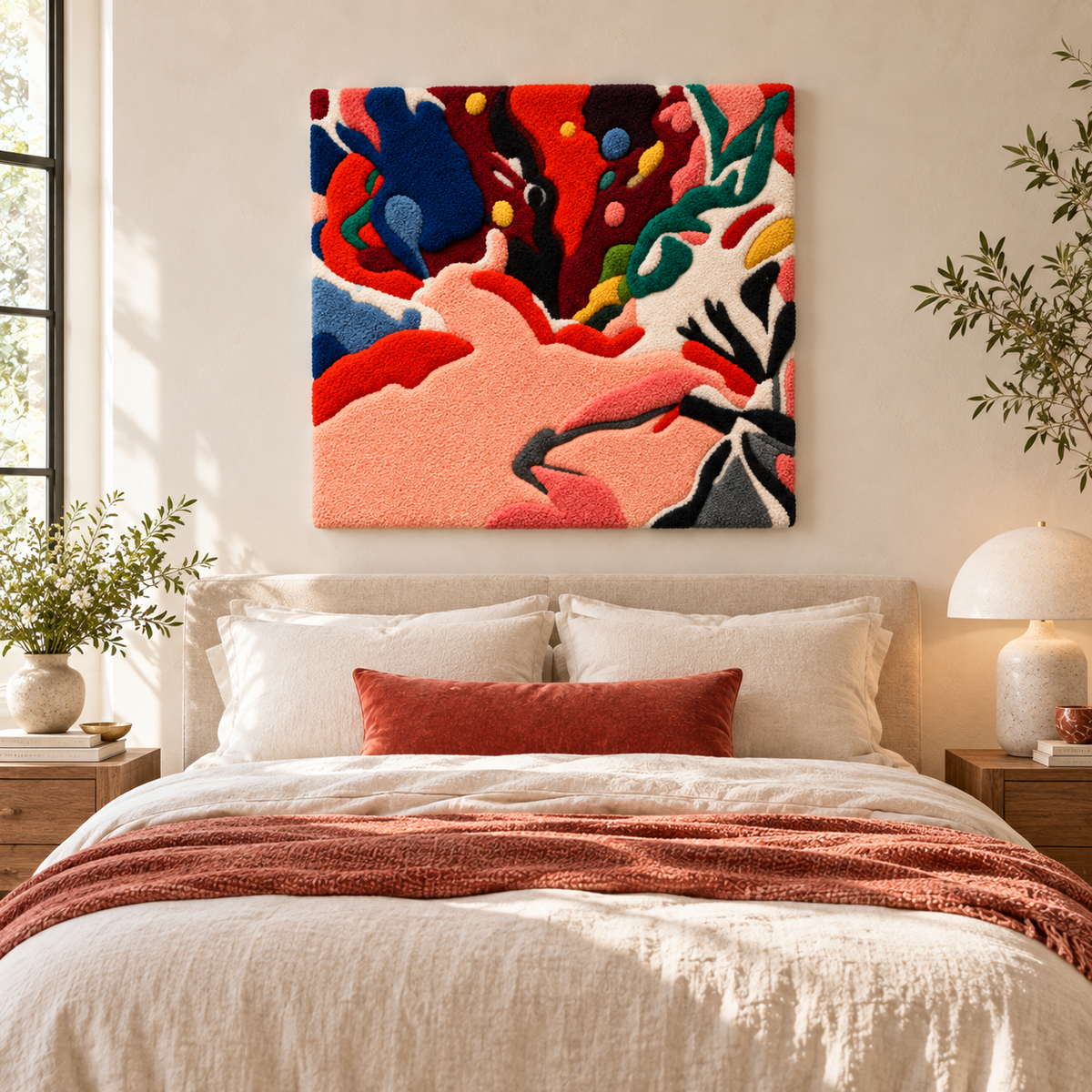 Coral Colour Eruption — room setting 2