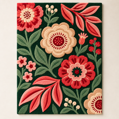 Coral Evergreen Bouquet