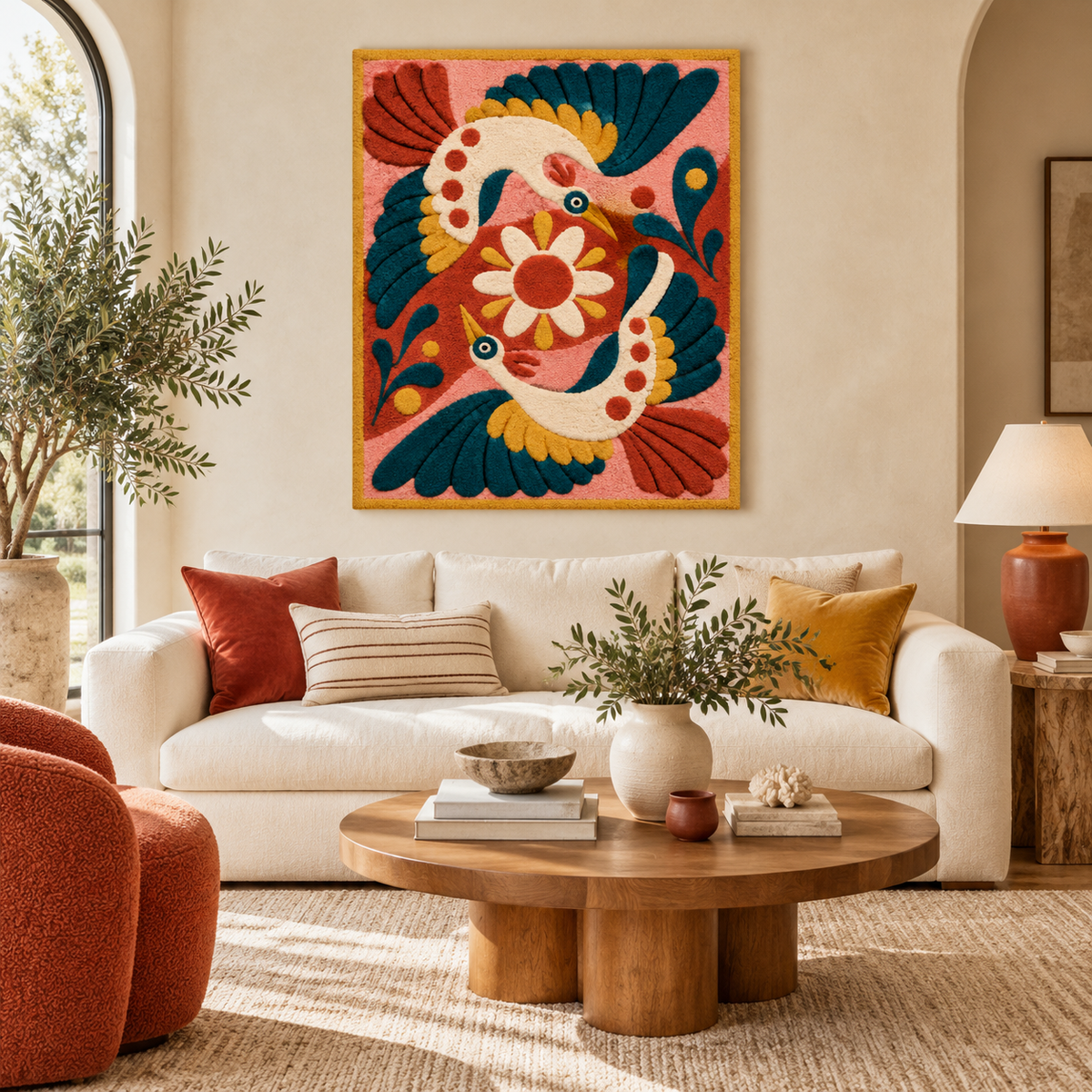Coral Garden Bird Dance — front-facing room scene [room-front]