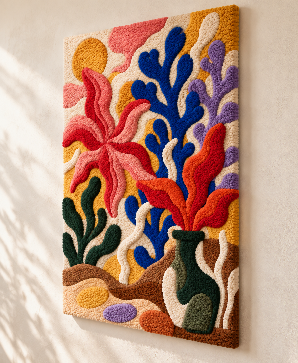 Coral Garden Rhapsody — angled relief view