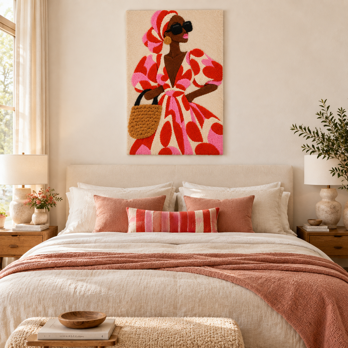Coral Holiday Muse — room setting 1