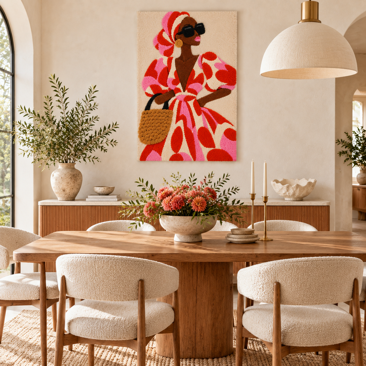 Coral Holiday Muse — room setting 2