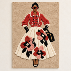 Coral Jacket Blooming Promenade