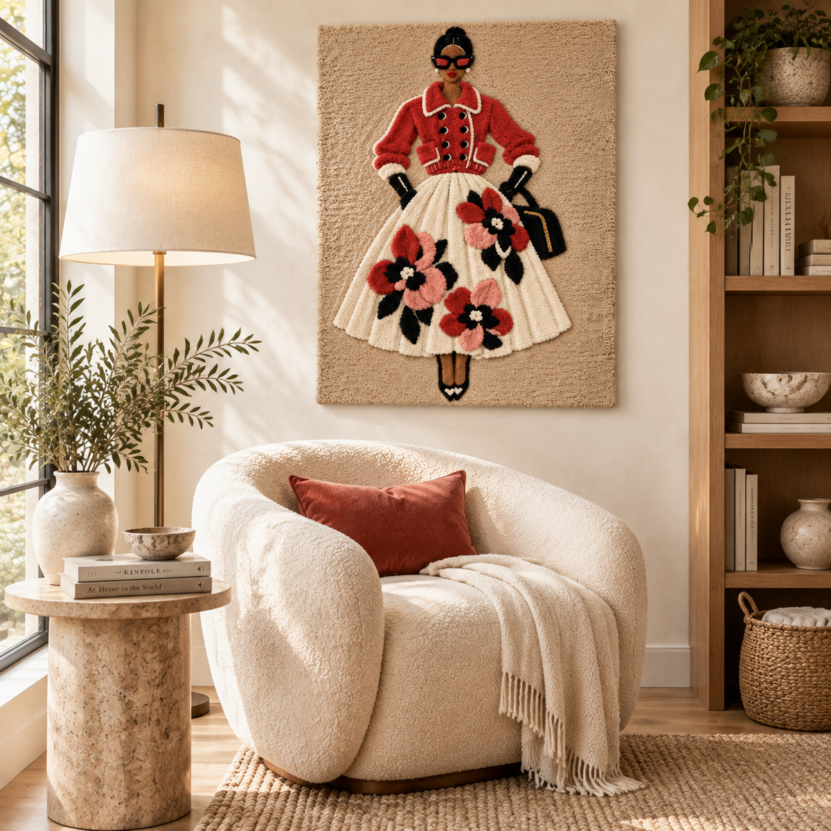 Coral Jacket Blooming Promenade — room setting