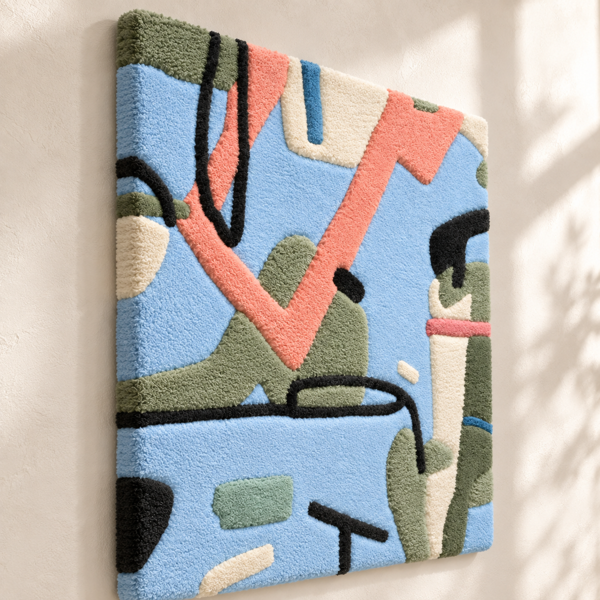 Coral Line Playground — angled relief view