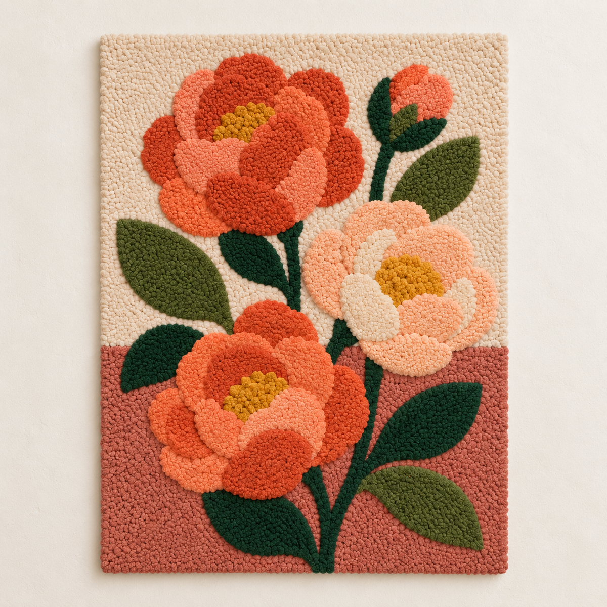 Coral Rose Stem — front product view [product-light]