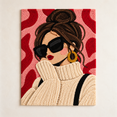 Cozy Knit and Scarlet Waves